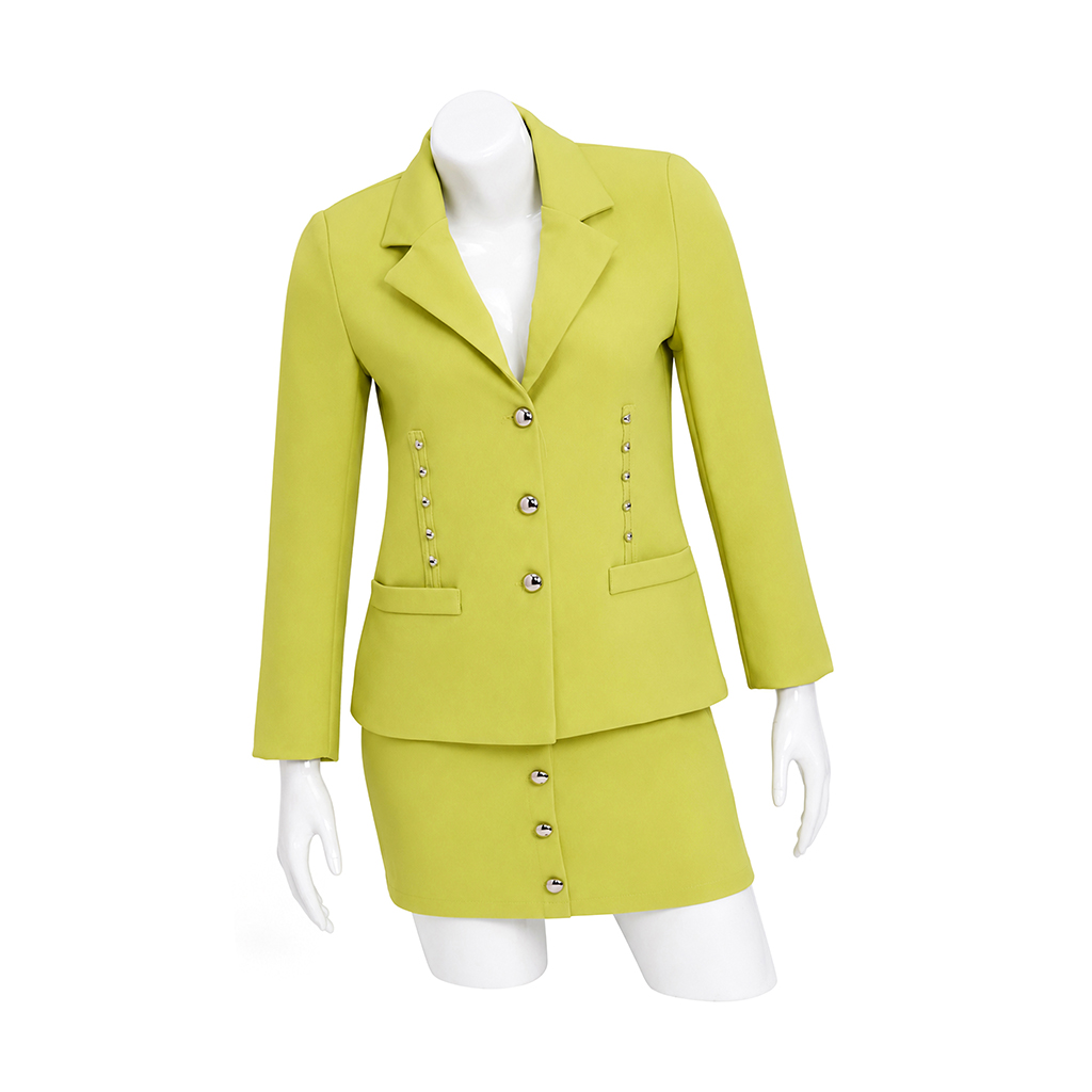 Womens Blazer - Gale Weathers 의상 저널리스트 코스프레 그린
