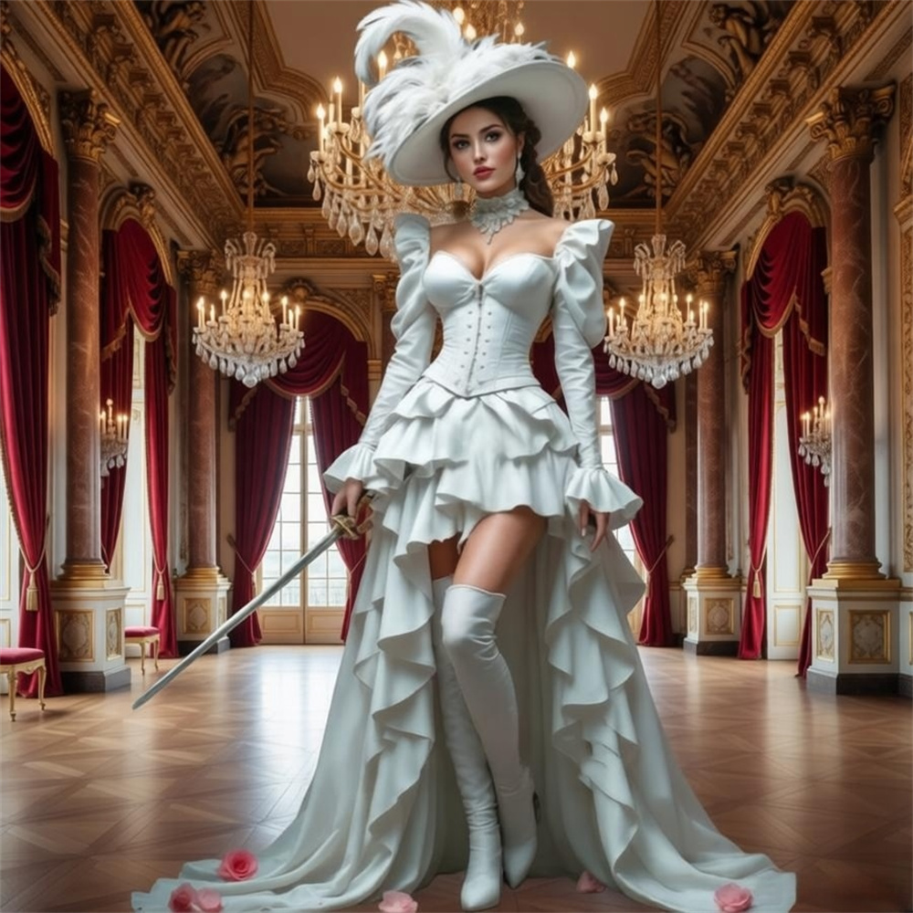 우아한 중세풍 빈티지 스팀펑크 코르셋 고딕 프롬 드레스 - Evening Gown 리뷰 및 가격