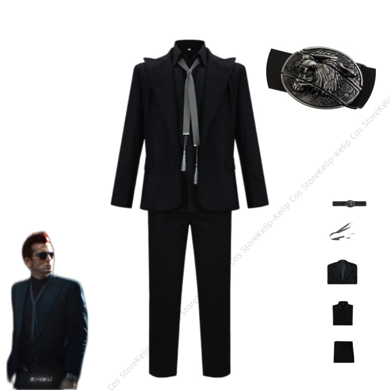 GO Crowley 코스프레 의상 블랙 슬림 피트 슈트 - Womens Blazer 리뷰 및 가격