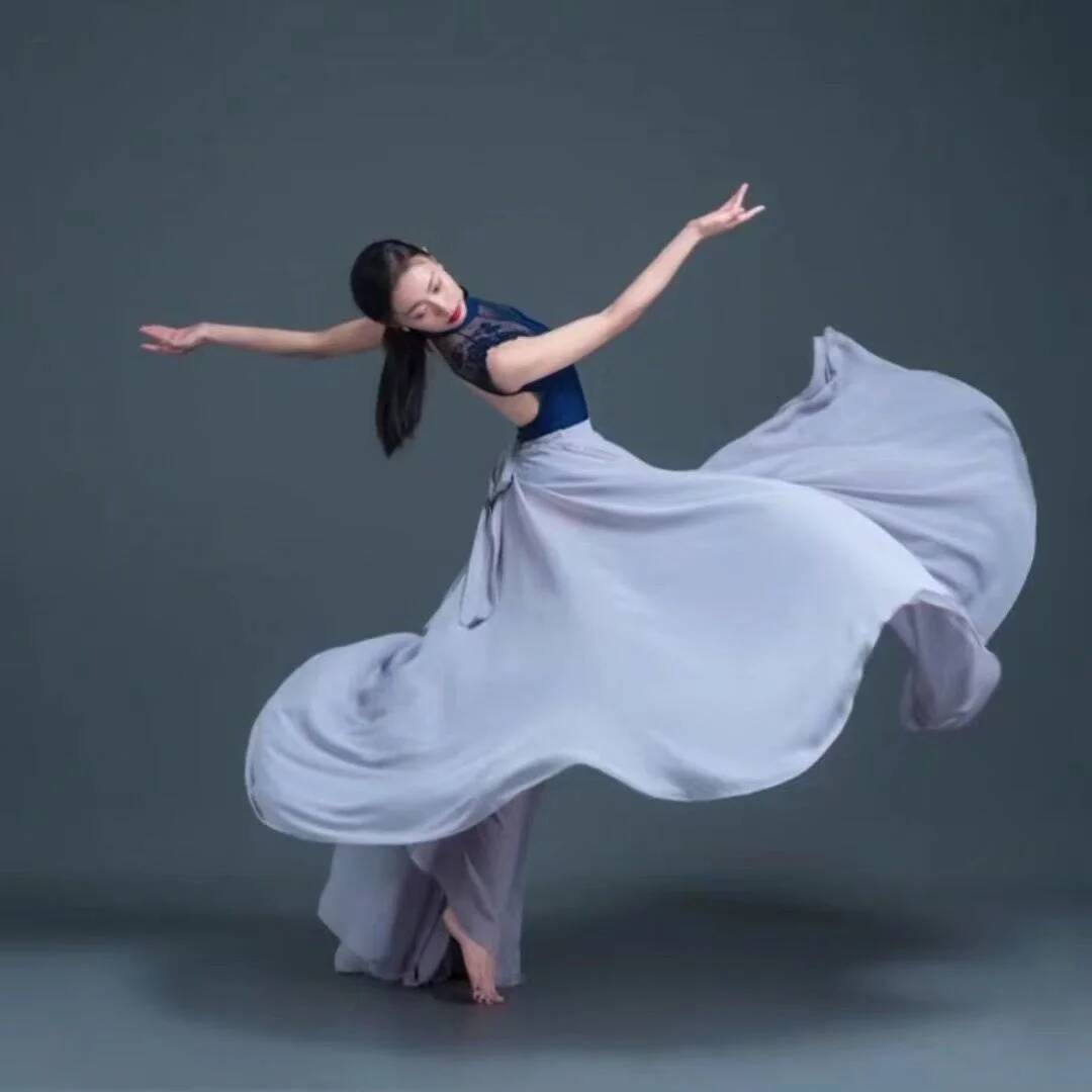 여성과 겨울 2022 가을 벨리 댄스 시폰 퍼플 레이스 - Formal Skirt 리뷰 및 가격