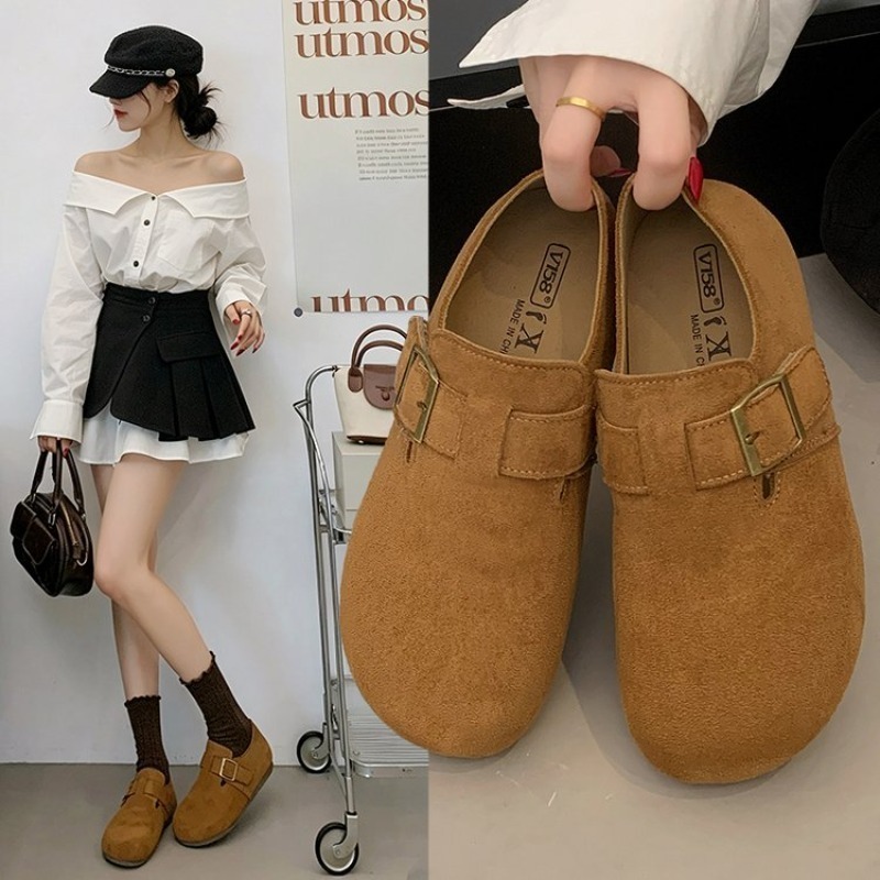 여성용 스웨이드 클로즈드 백 버켄 슈즈, 사각 메탈 버 - Womens Heels 리뷰 및 가격
